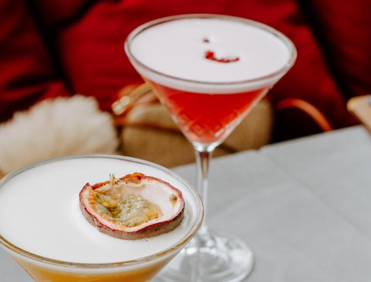 High wine, beer, cocktail